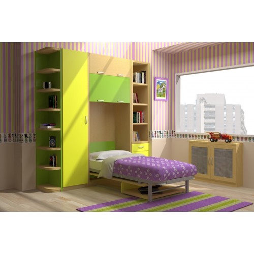 Camas Abatibles Moradas